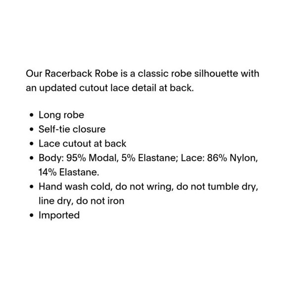 SAVAGE x FENTY // black lace racer back cut out long silky robe - Picture 7 of 7